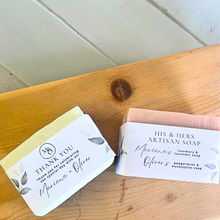 Load image into Gallery viewer, His & Hers Custom Wedding Soap Favors