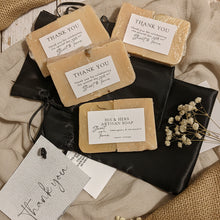 Load image into Gallery viewer, His & Hers Custom Wedding Soap Favors