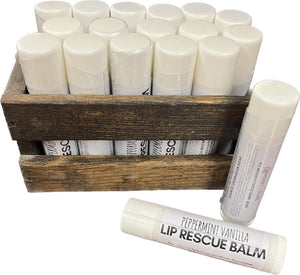 Peppermint Vanilla Lip Rescue Balm