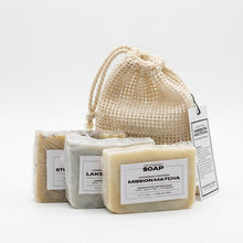 Load image into Gallery viewer, Handmade Soaps &amp; Soap Saver Set

