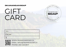 Load image into Gallery viewer, Okanagan Soap Gift Card

