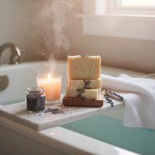 Load image into Gallery viewer, Lavender Oat Soap
