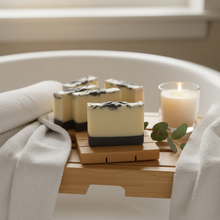 Load image into Gallery viewer, Green Tea and Charcoal Soap
